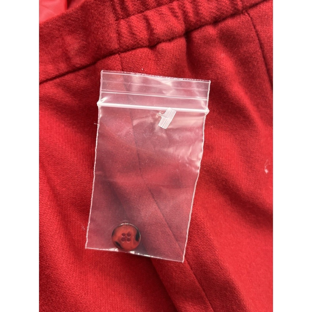 Worthington Women's Size 12 Red A-line Midi Lined Career Wool Classic Skirt NWOT - Picture 9 of 16